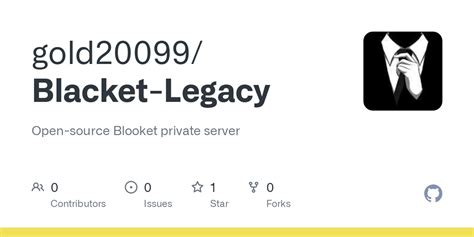 blacket legacy|GitHub .